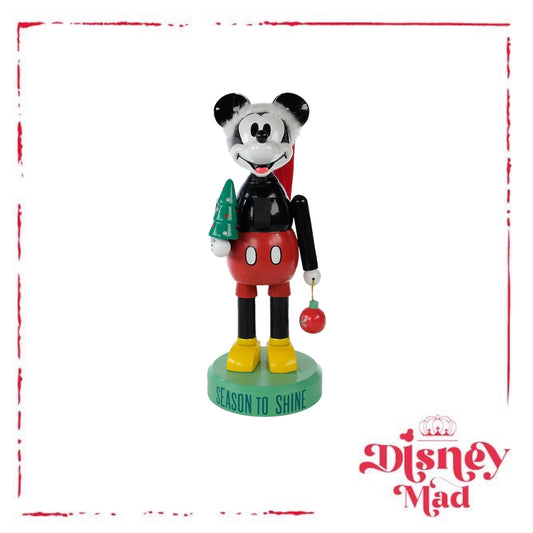 Disney, Mickey Mouse Holiday Nutcracker, 11 Inches Tall, Red, Green