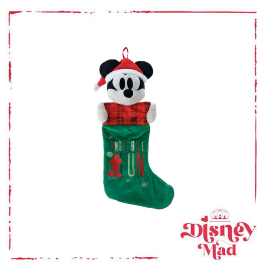 Disney Mickey Mouse D-100 3D Plush Christmas Stocking, 20 inches Tall