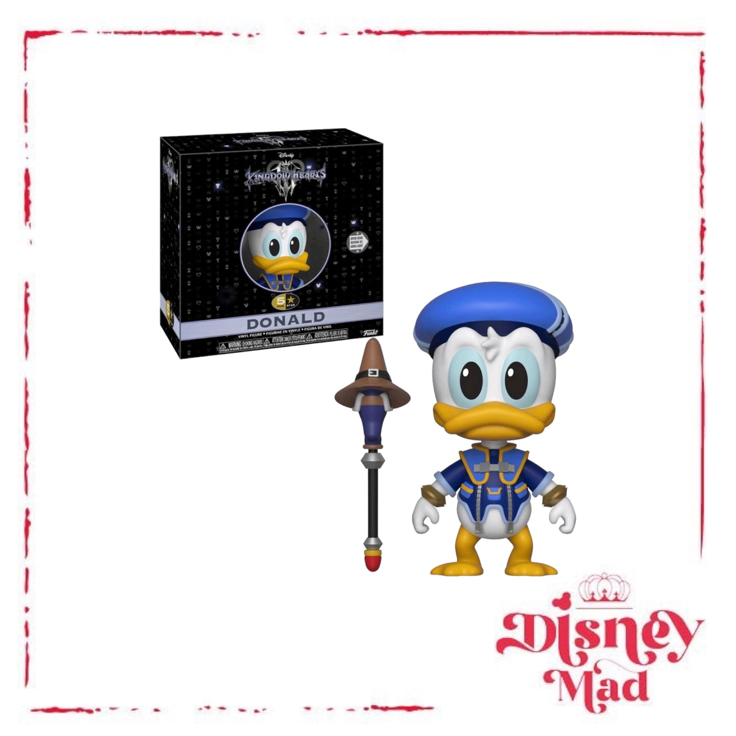 Kingdom Hearts III - Donald 5 Star 4 Inch Vinyl Figure