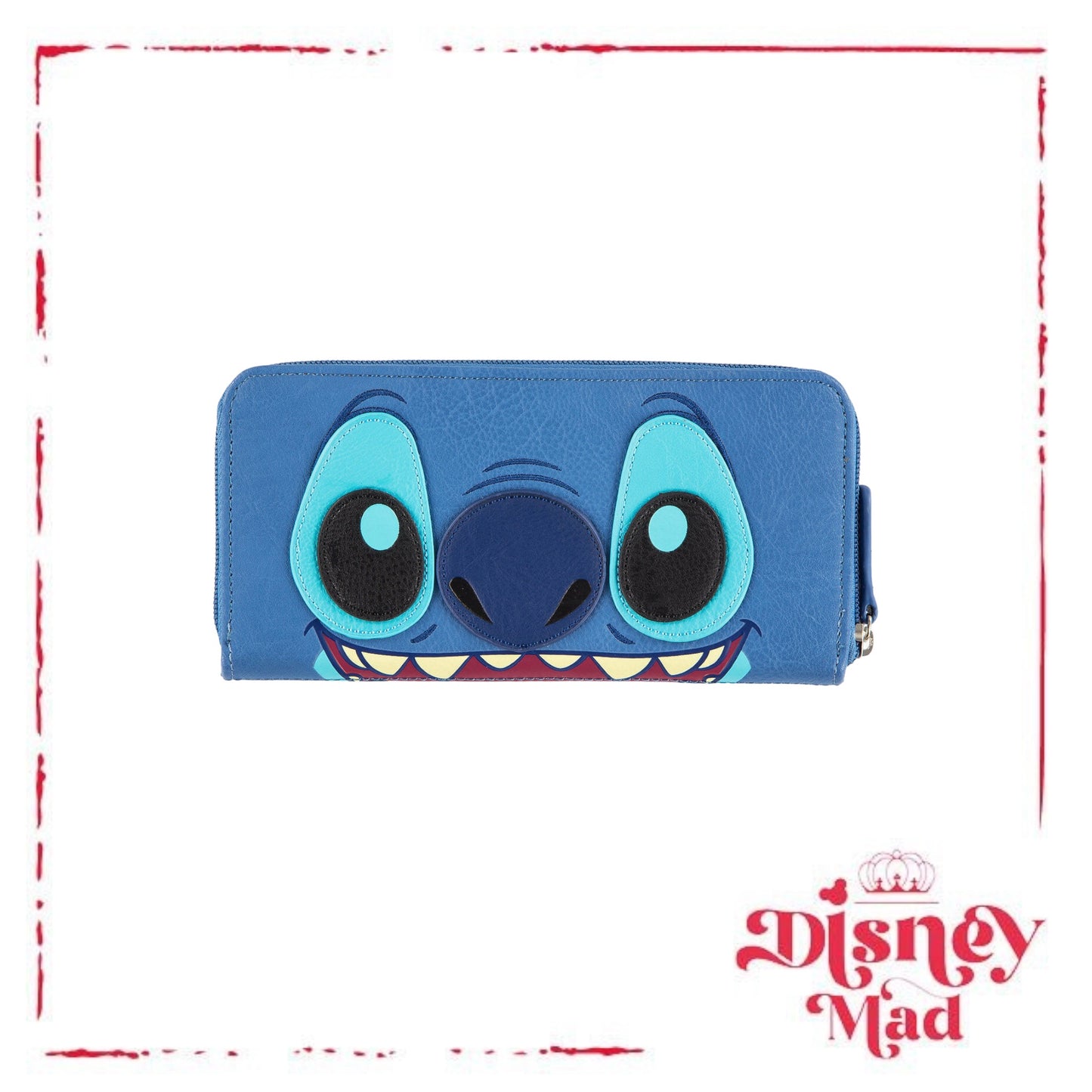 Disney Parks Stitch Multi Face Zip-Around Wallet by Loungefly