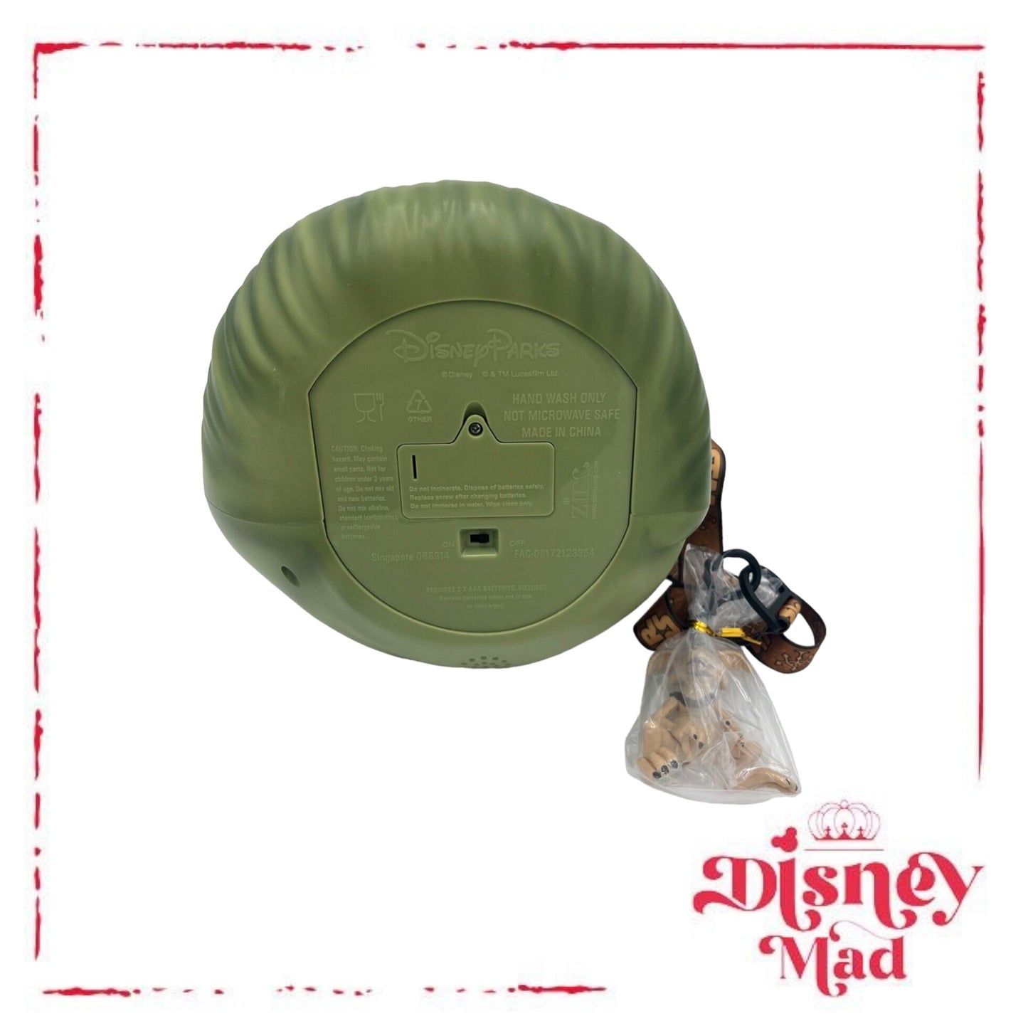 Jabba The Hutt Disneyland Star wars Popcorn Bucket With Sound - Disney Parks