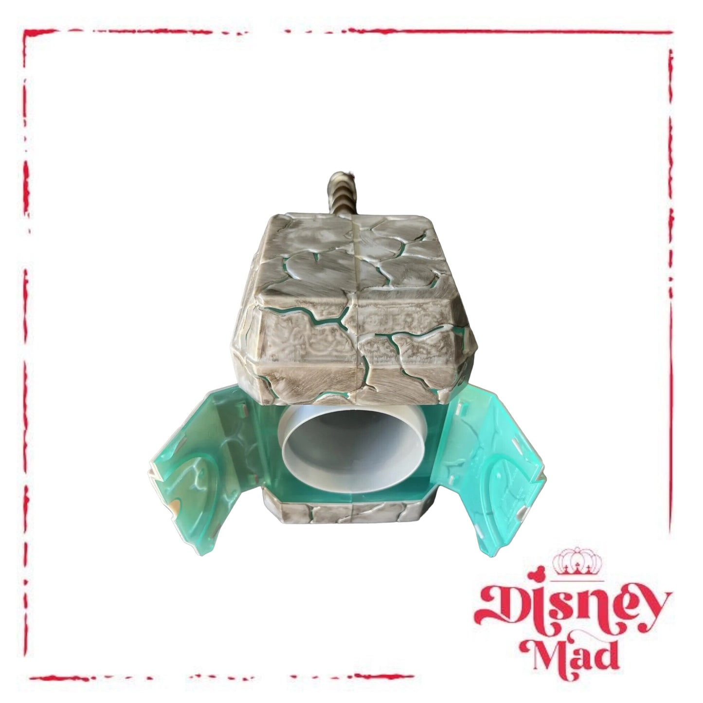 Disney Parks Mjolnir Thor’s Hammer Drink Holder, lights up and flashes