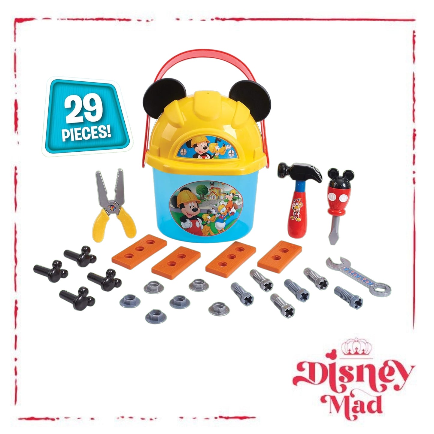 Mickey Mouse Handy Helper Tool Bucket