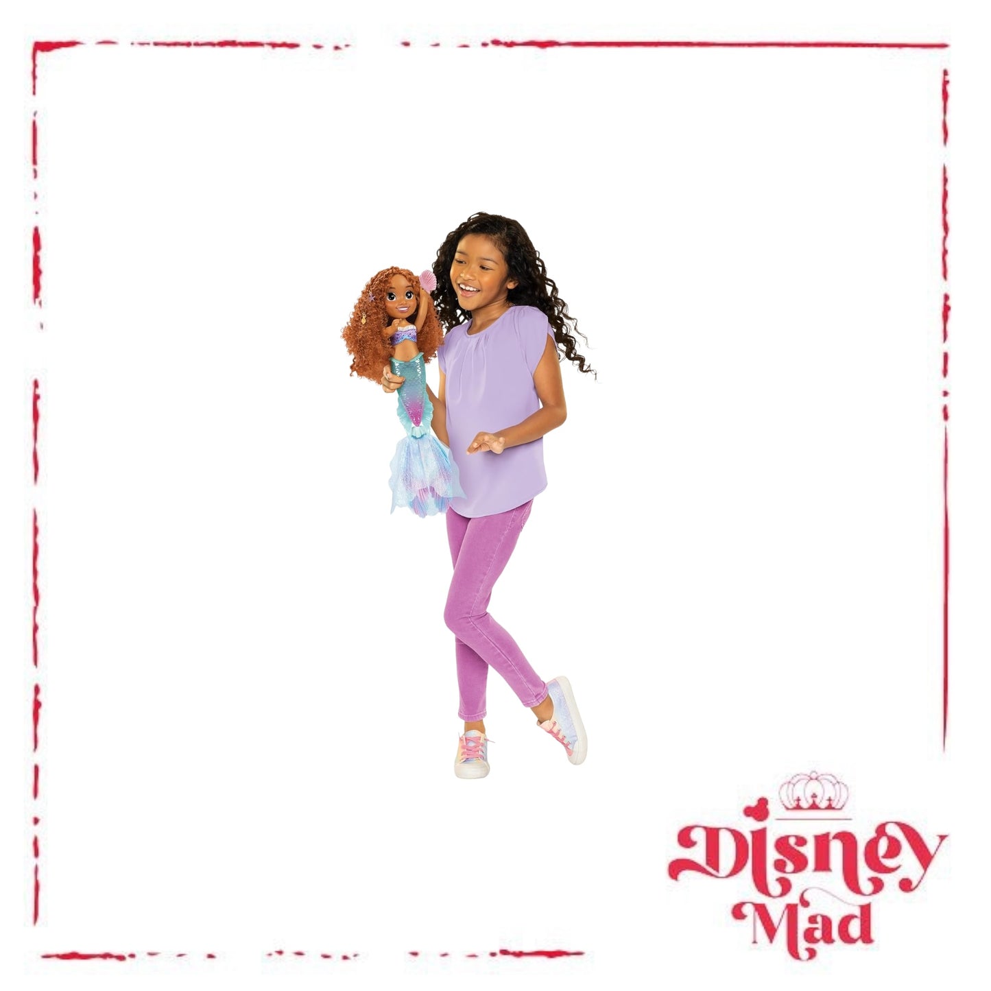 Disney The Little Mermaid Ariel Doll with Hair Charms! Feature Singing & Talking Doll, Accessories Activate Music & Magical Lights