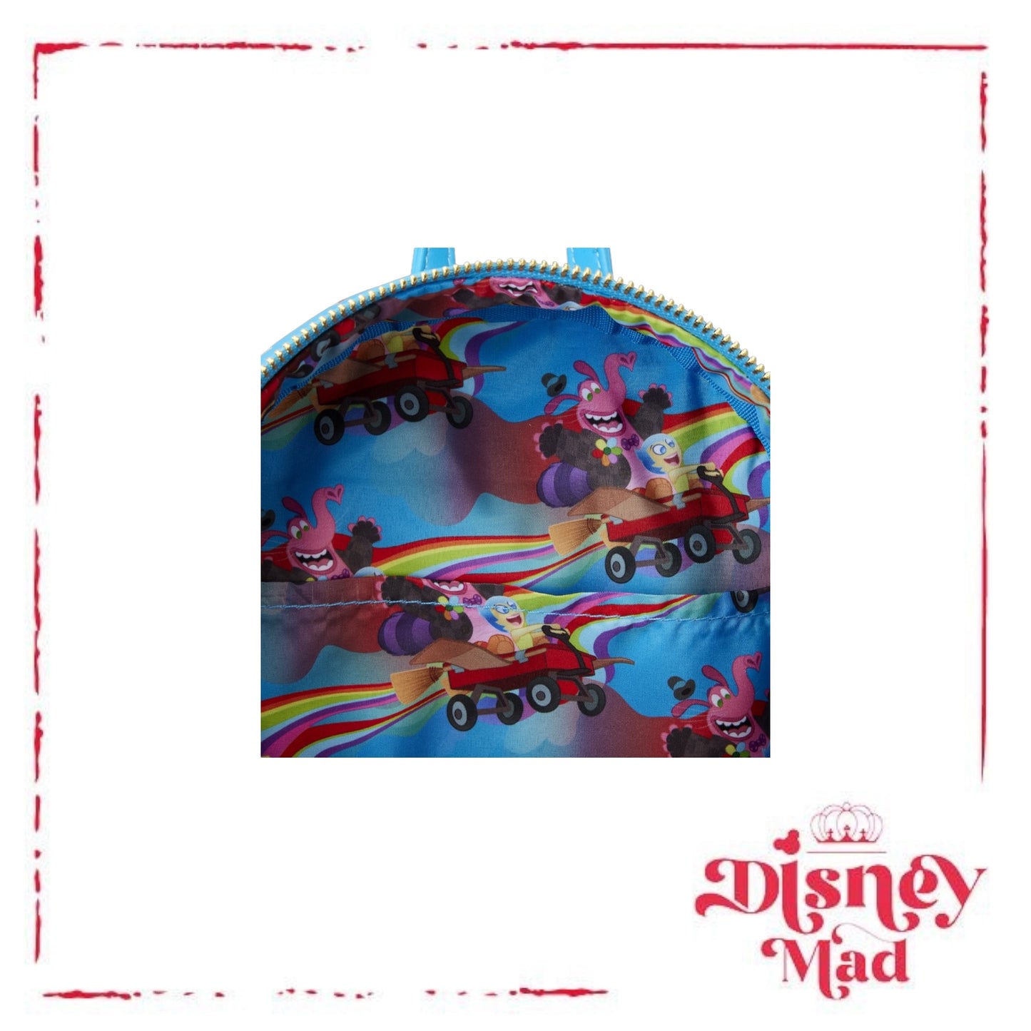Pixar Inside Out Bing Bong Wagon Mini Backpack
