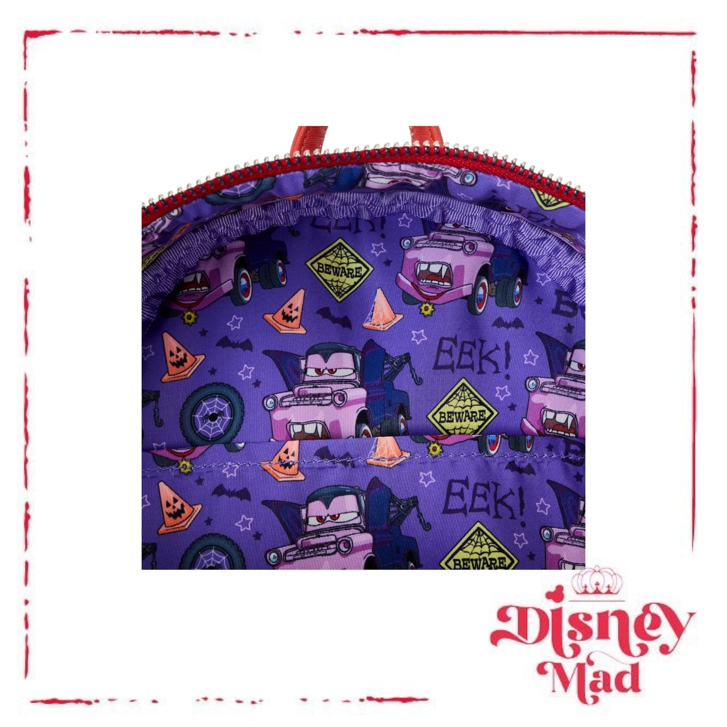 Vampire Mater Cars Pixar Loungefly Mini Backpack