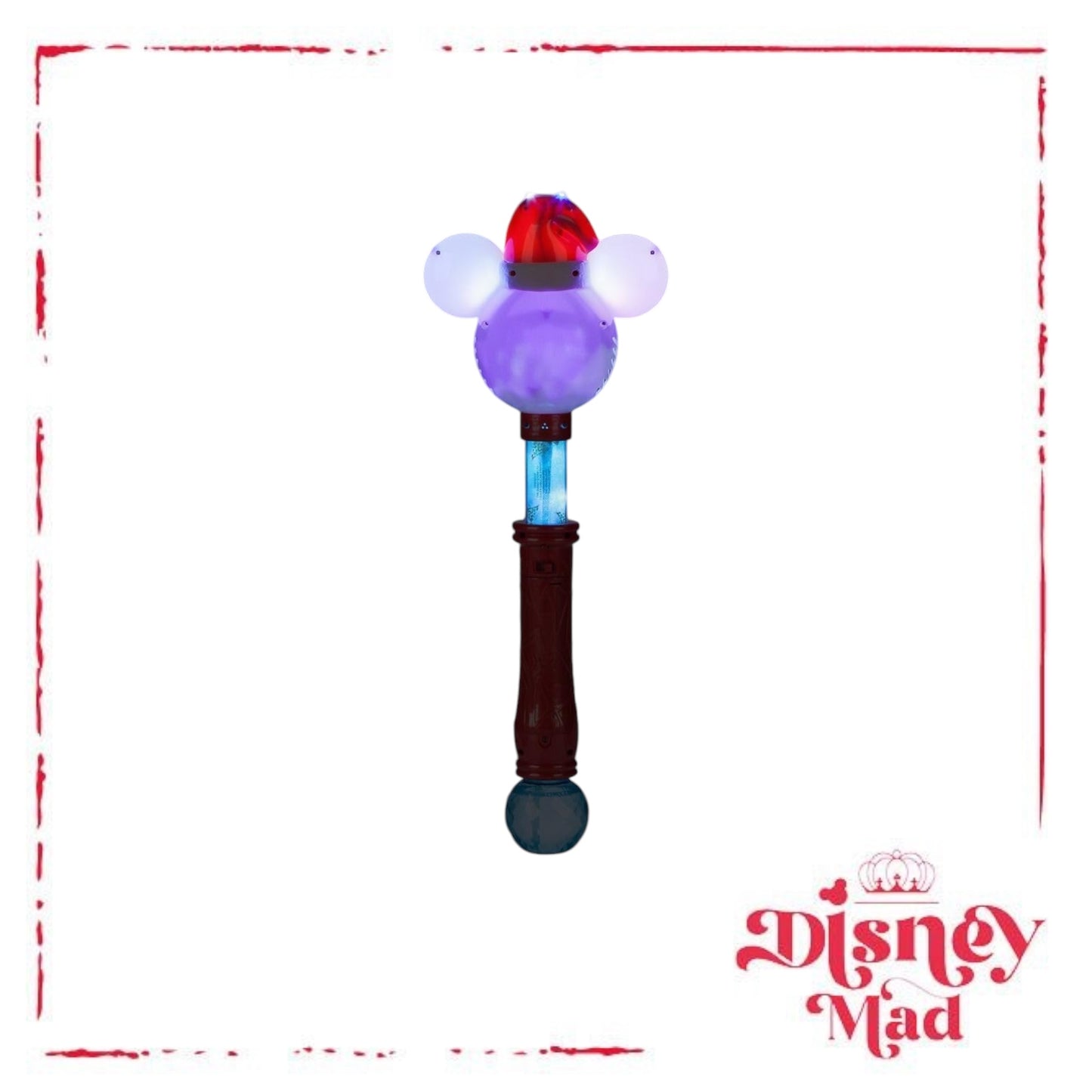 Disney Mickey Mouse Light and Sound Holiday Snow Wand - Disney Parks