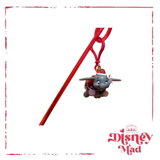 Dumbo Holiday Straw Clip