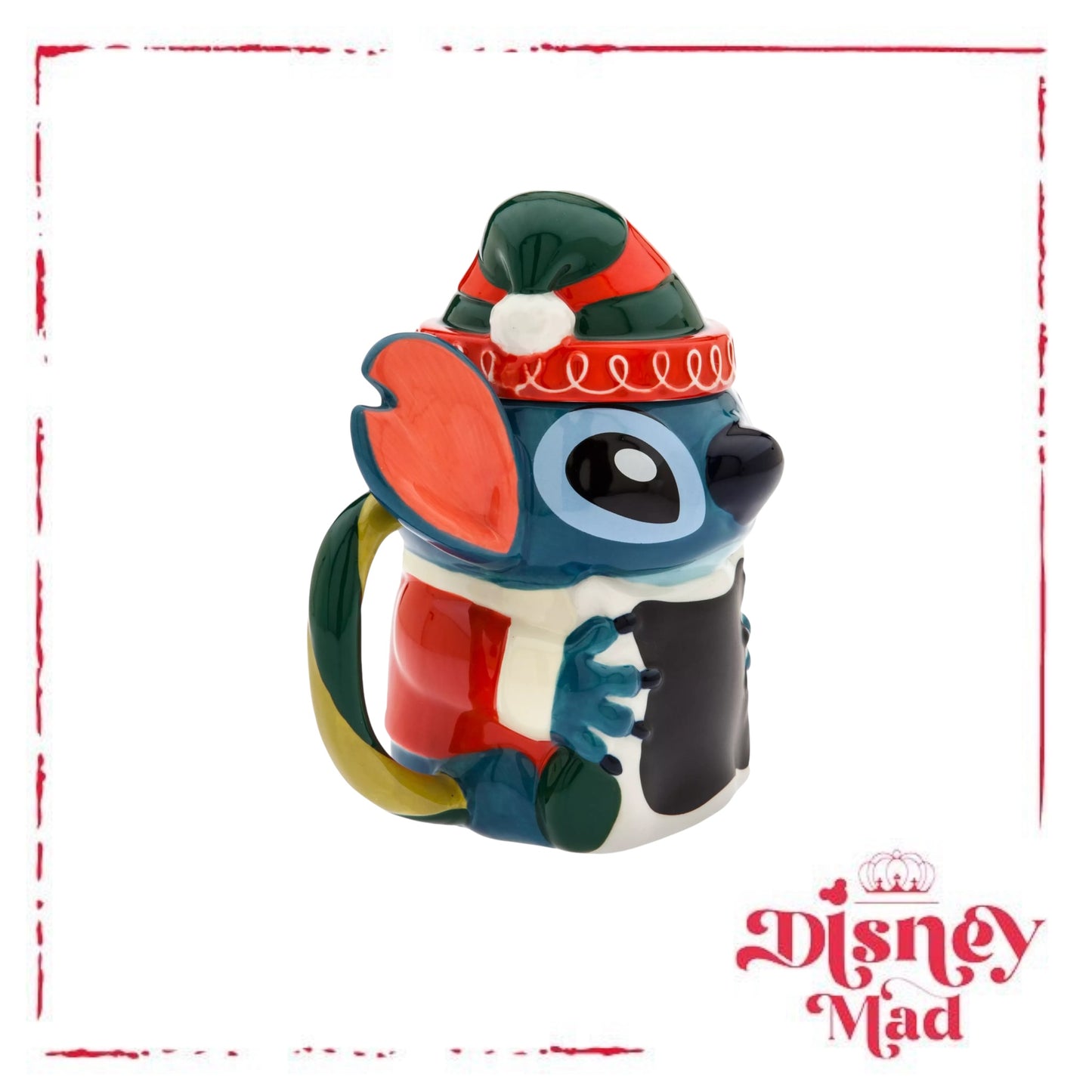 Stitch Festive Mug with Lid