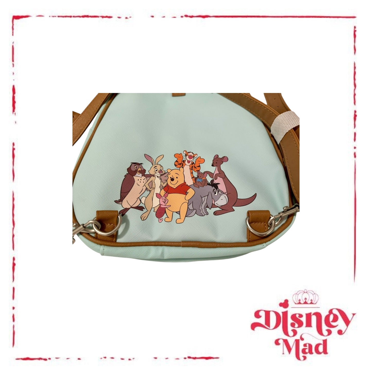 Disney Parks Winnie The Pooh Piglet Tigger Rabbit Owl Garden Backpack