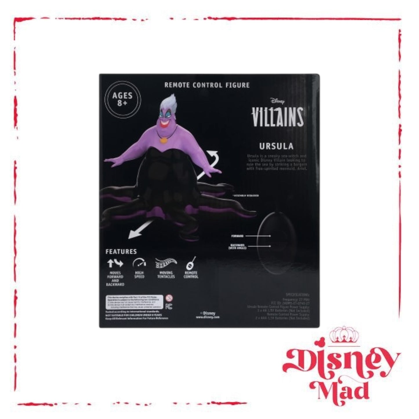 Disney Villians Ursula Remote Control Figure