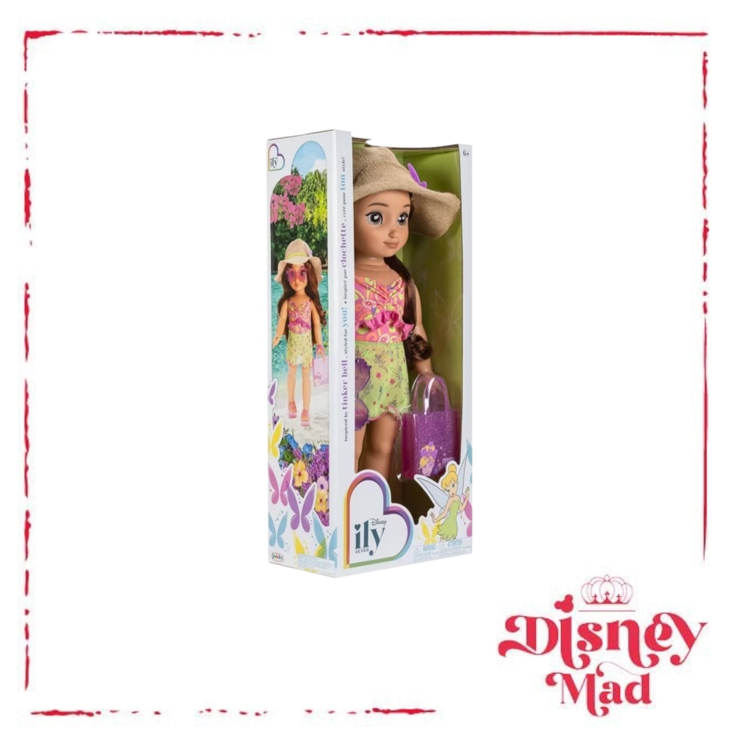 Disney ILY 4ever 18" Tinkerbell Doll Brown Hair/Brown Eyes