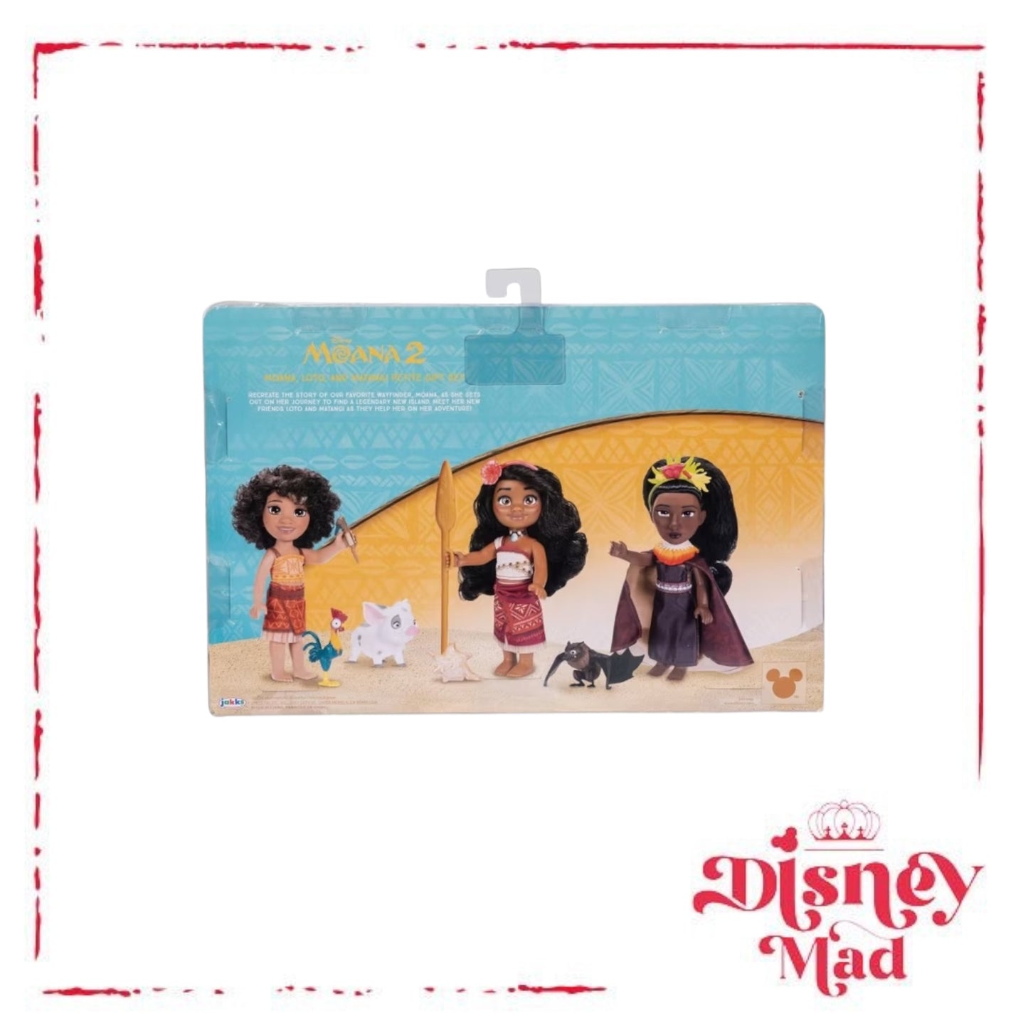 Disney Moana 2 6" Moana, Loto & Matangi Petite Gift Set