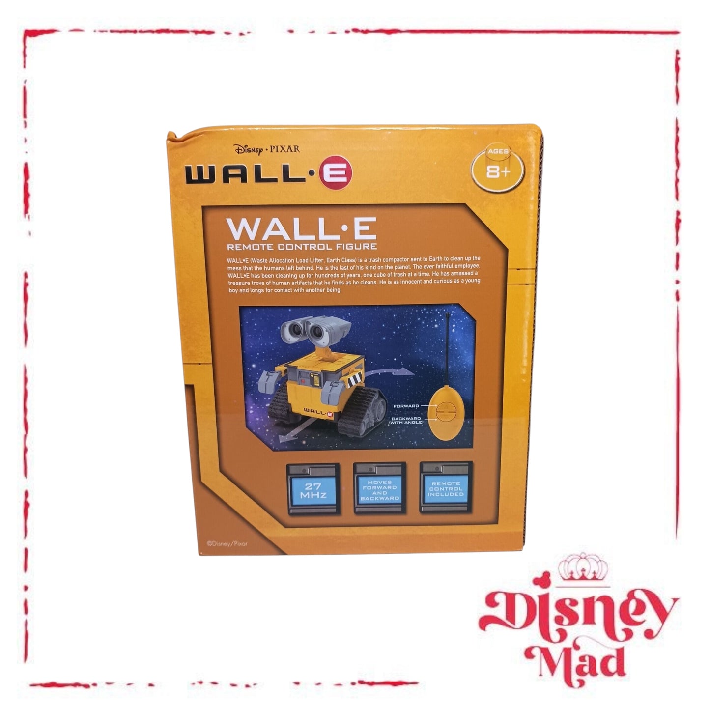 Disney Pixar Wall-E Remote Control RC Figure