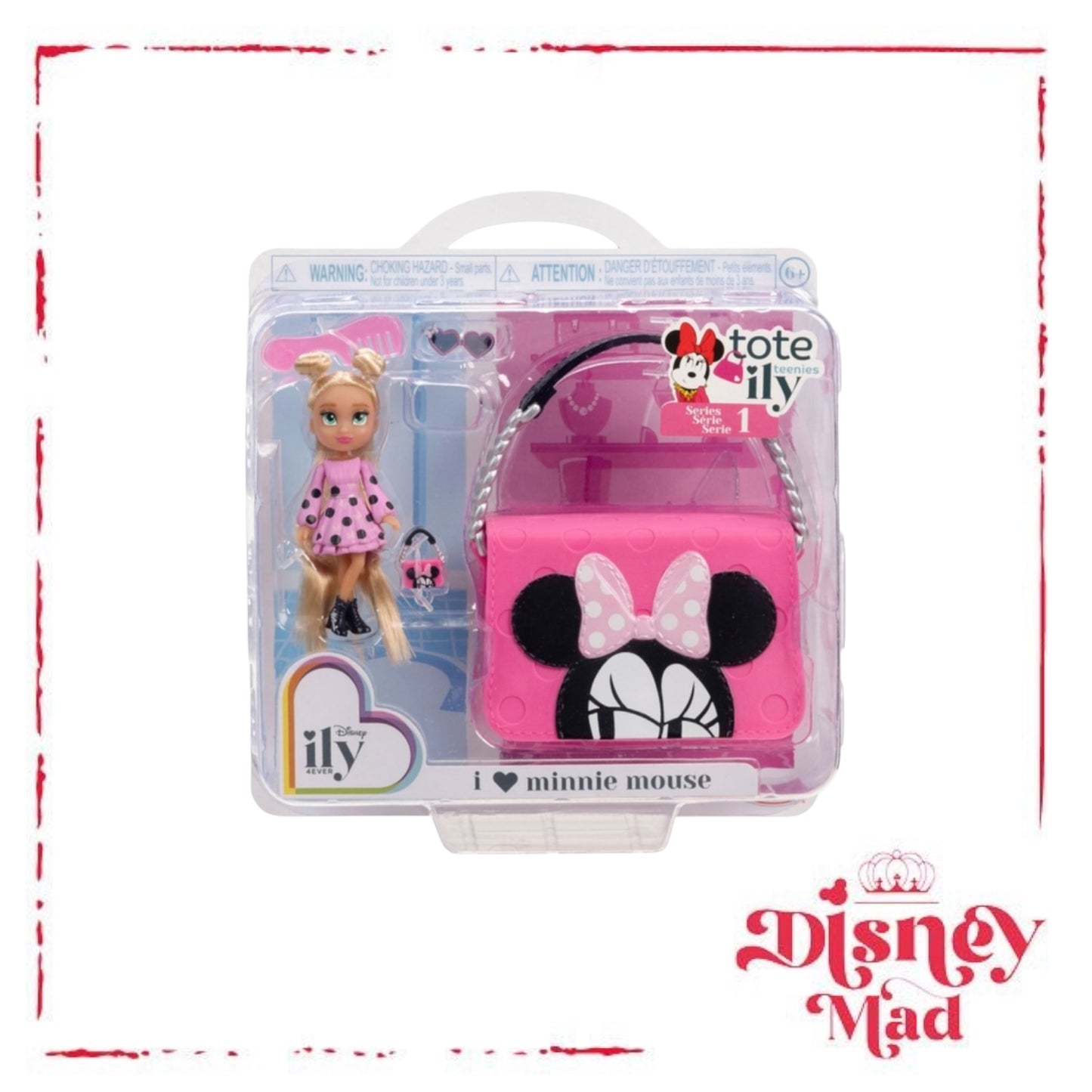 iLY 4Ever Disney Tote-ily Teenies Series 1 Minnie Mouse Pink