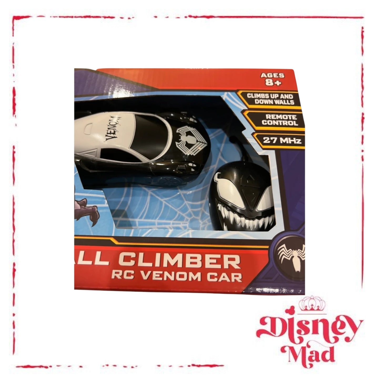 Marvel Spider-Man Wall Climber RC Venom Car