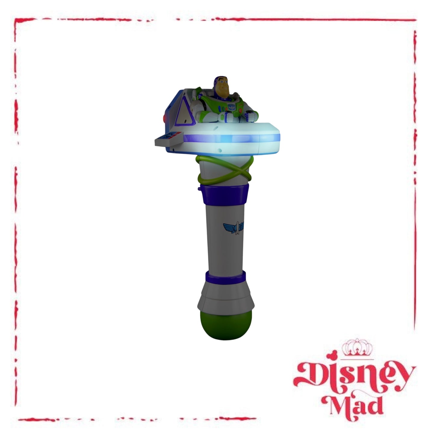 Disney Store Buzz Lightyear Light-Up Bubble Wand, Toy Story - Disney Parks