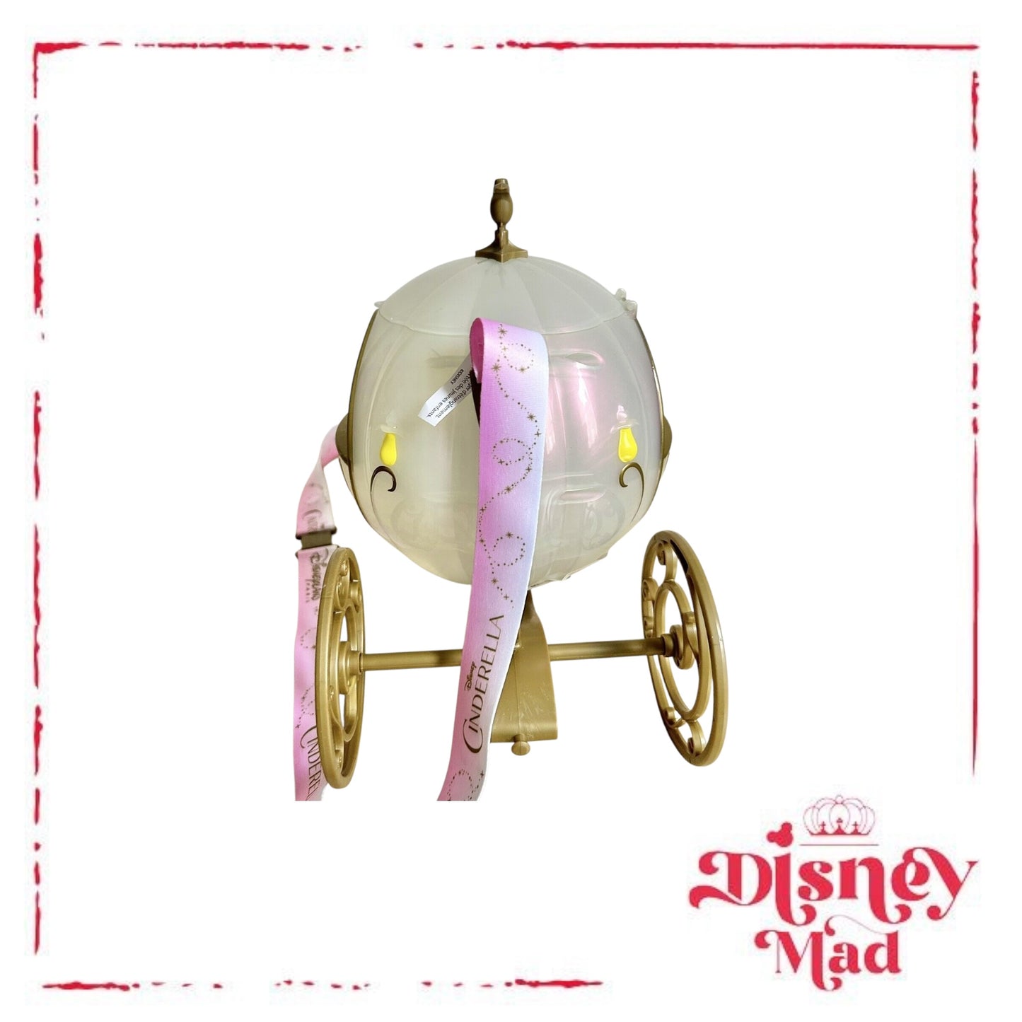 Disneyland Paris Cinderella Popcorn Carriage Bucket Disney Parks