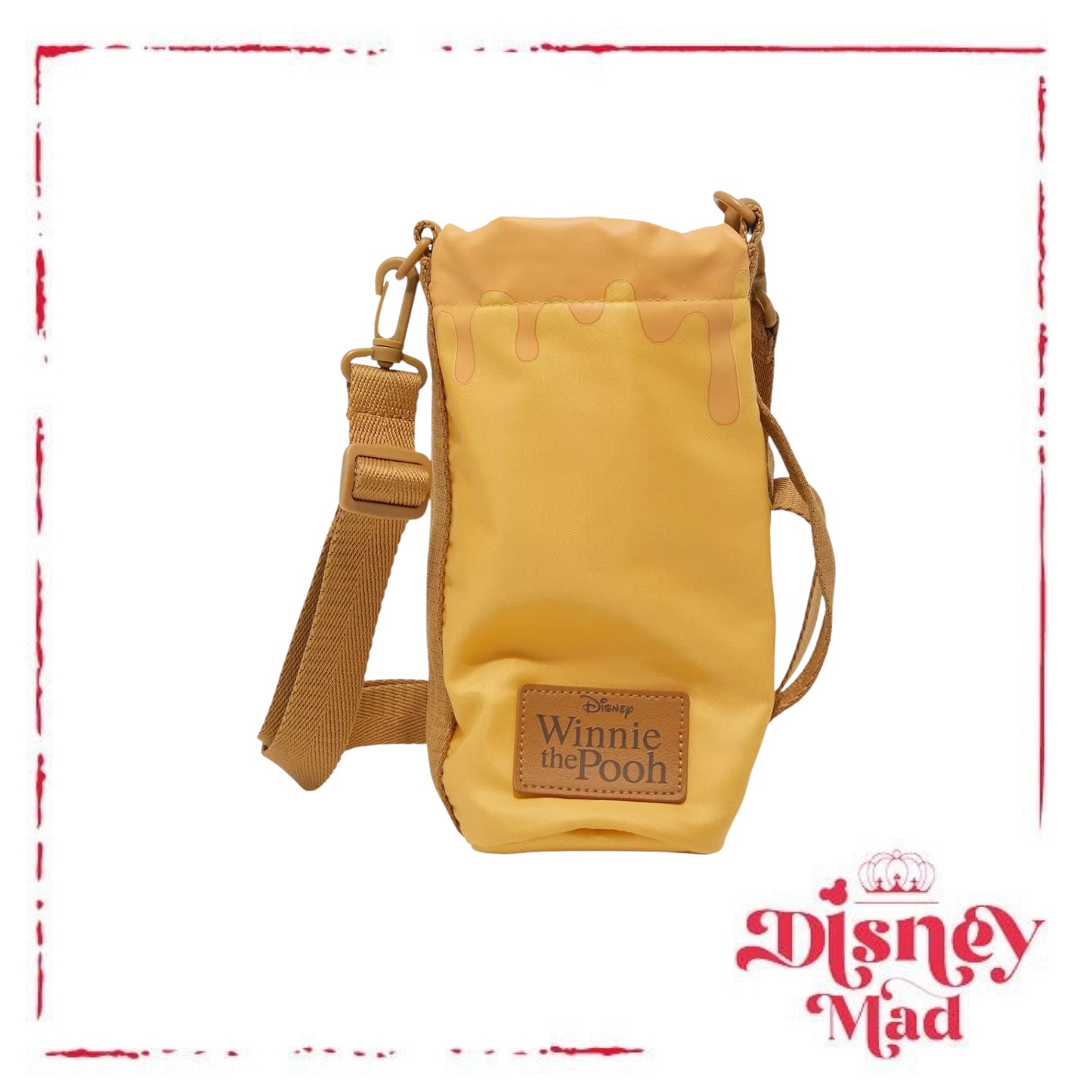 Disney Winnie The Pooh Face Water Bottle Sling