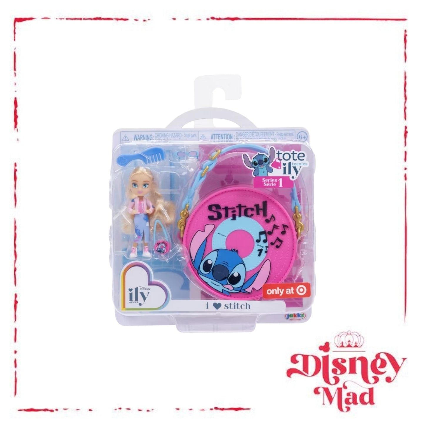 Disney ILY 4ever 2.5" Tote-ILY Stitch Inspired Doll - Pink - Target Exclusive