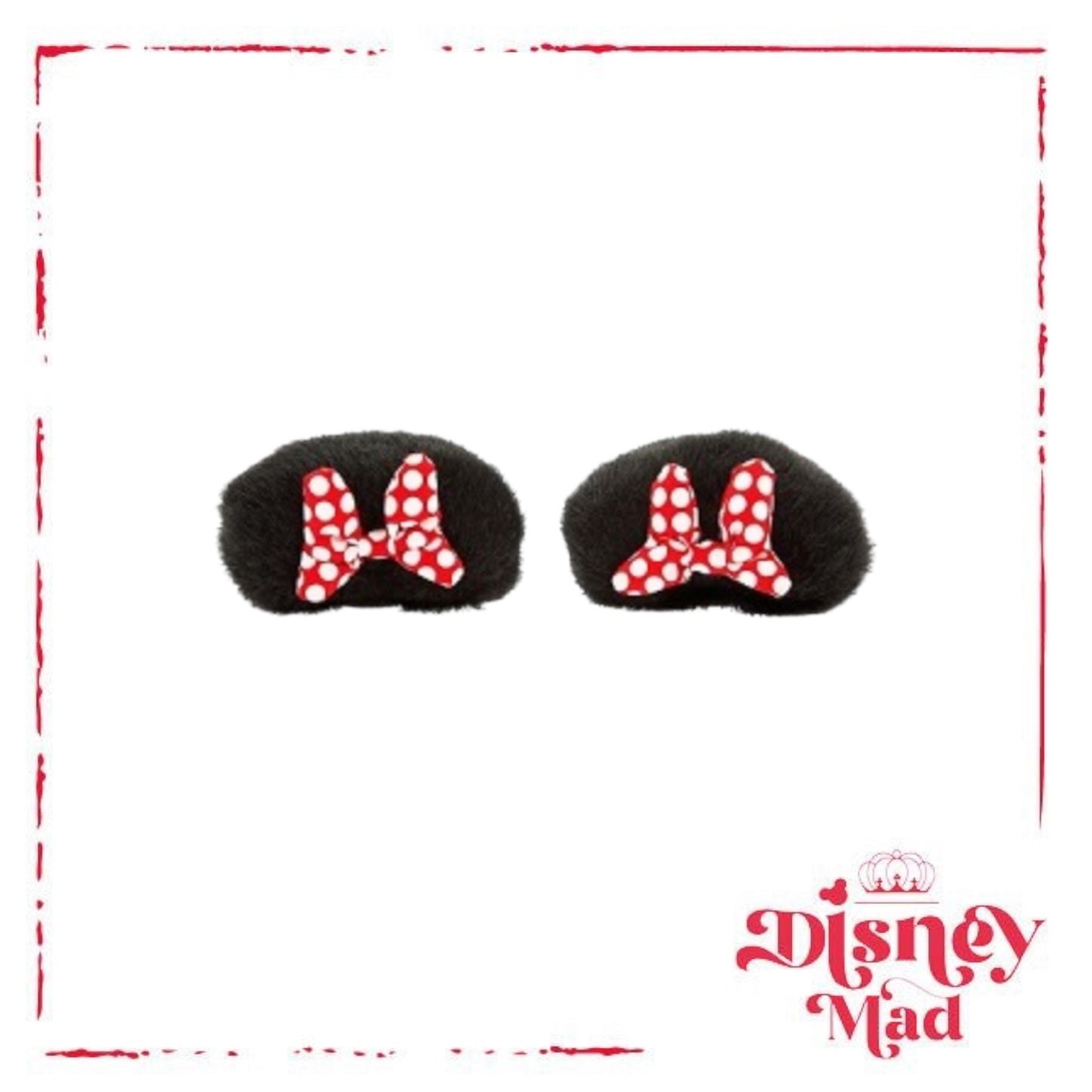 Disney Hair Clip Set - I Am Minnie Mouse Plush Ears