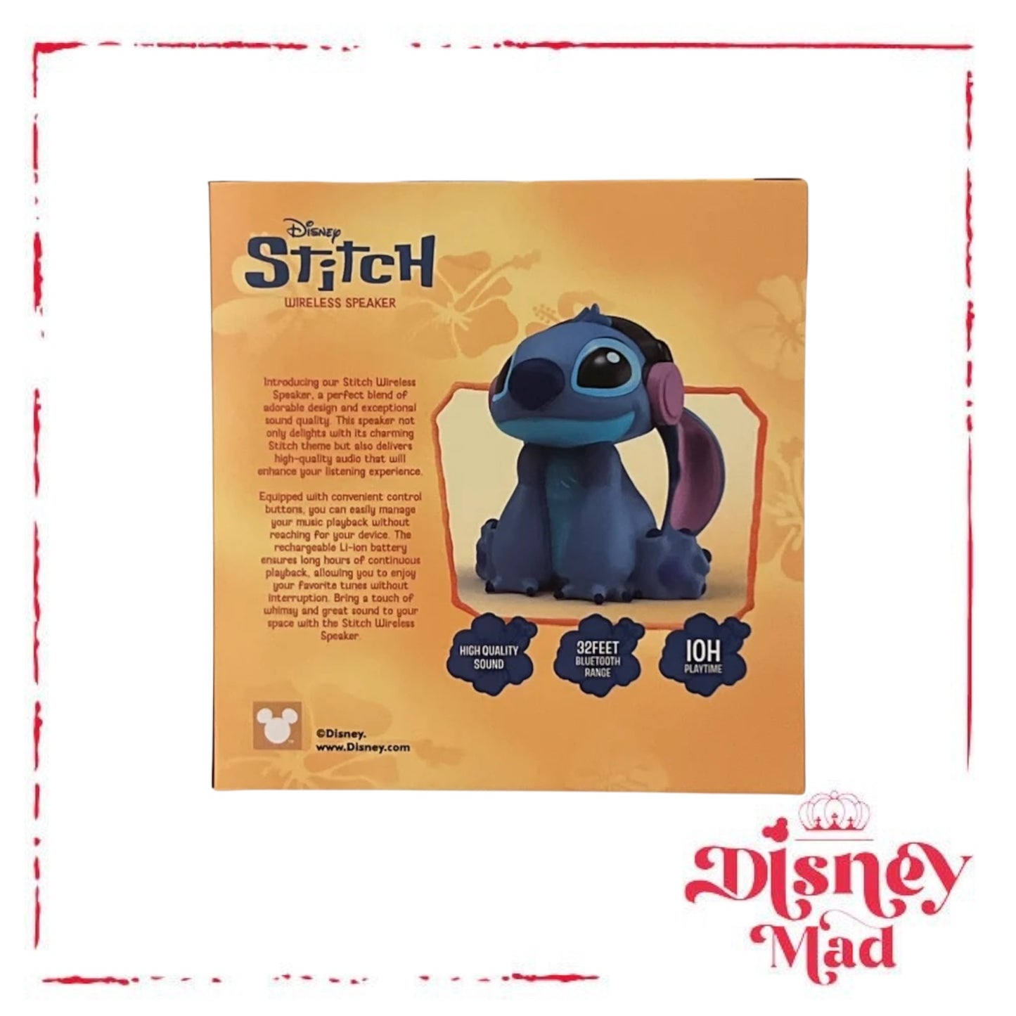 Disney Stitch Wireless Portable Speaker