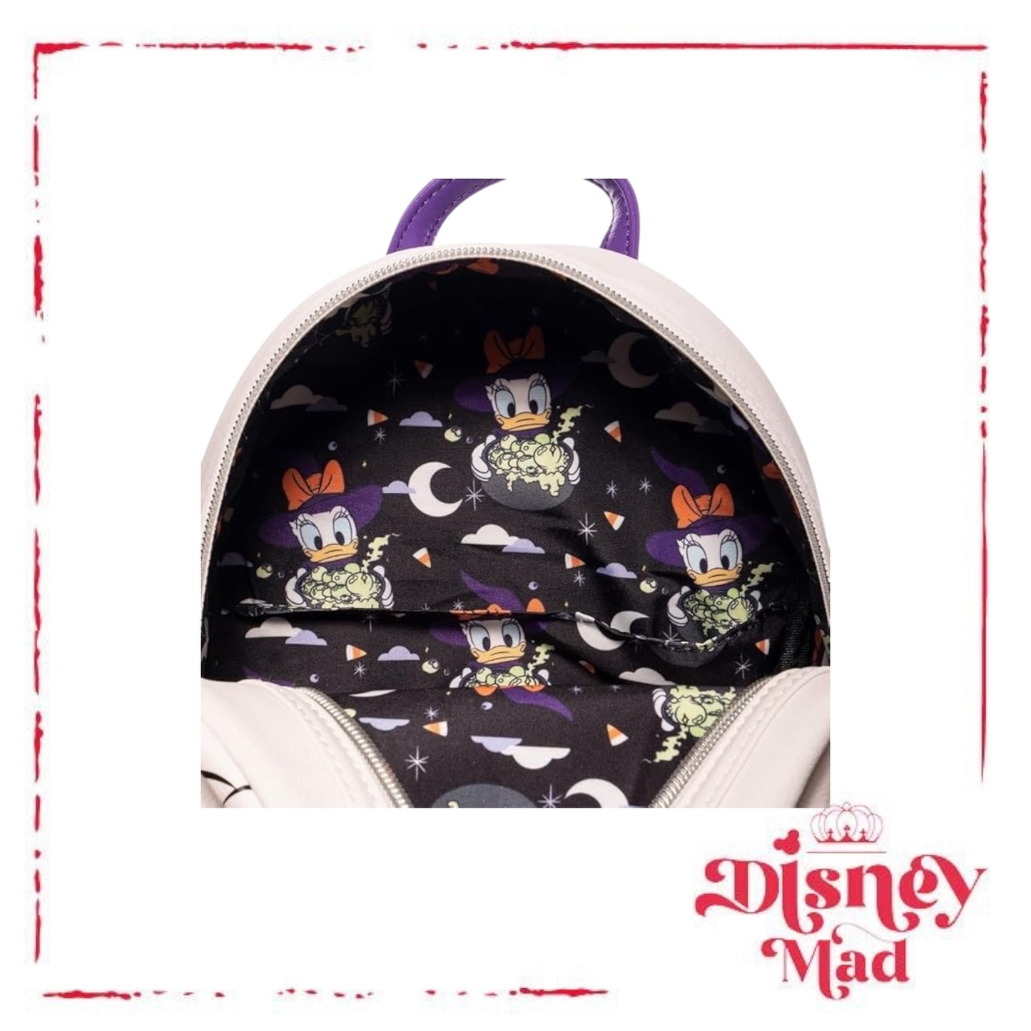 Loungefly Disney Daisy Duck Halloween Witch Mini Backpack