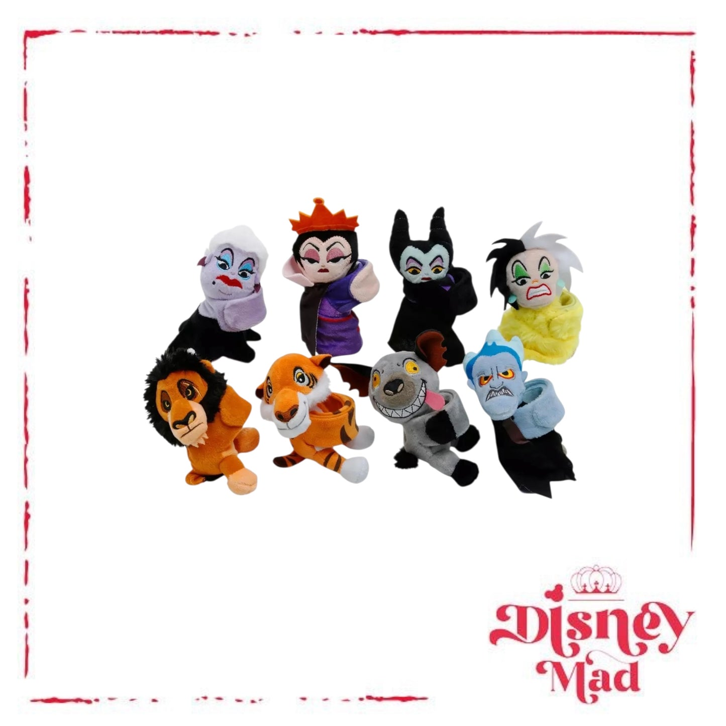 Disney Villains Cutie Cuff Blind Box Plush Bracelet
