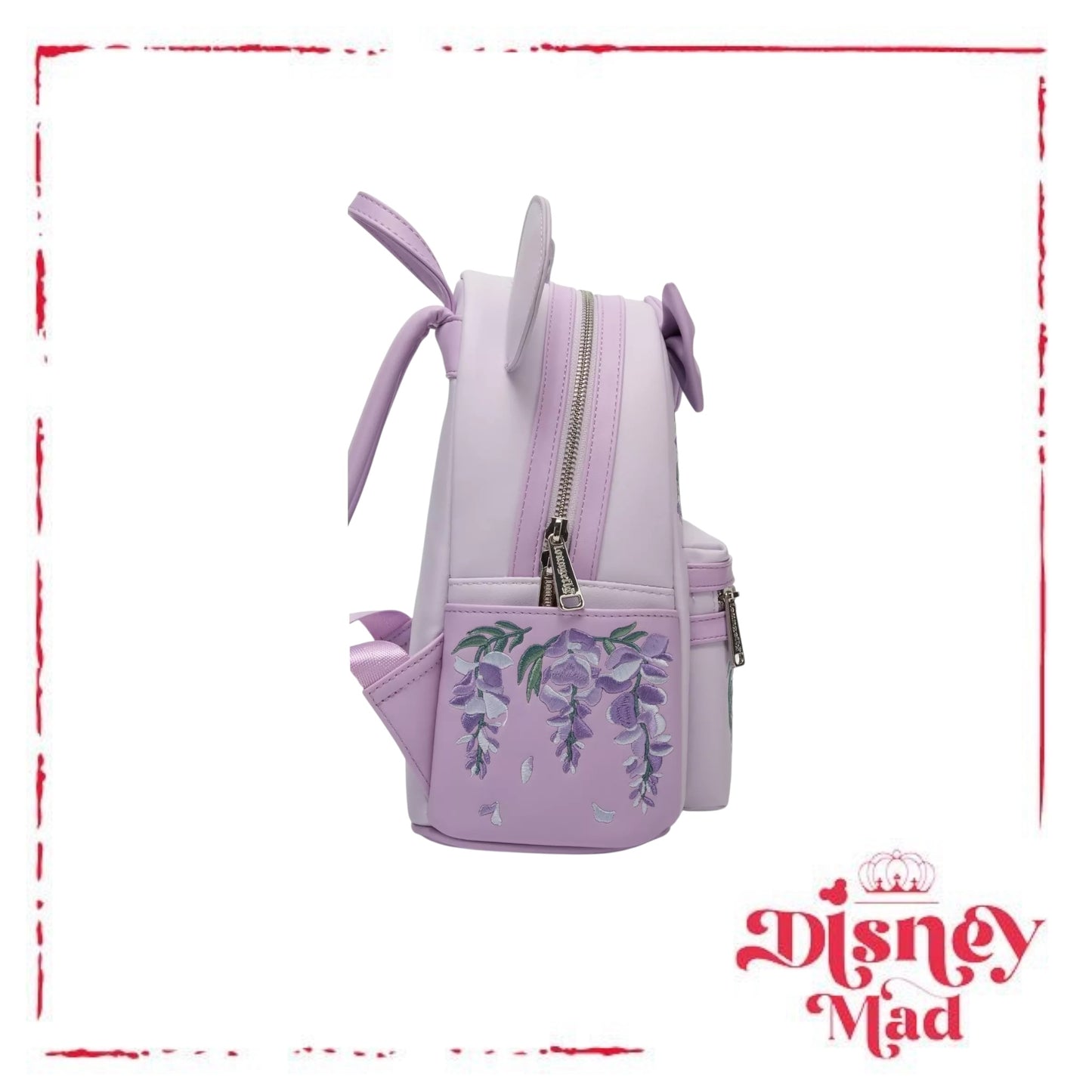 Loungefly Disney Minnie Mouse Wisteria Ears Floral Scented Mini Backpack