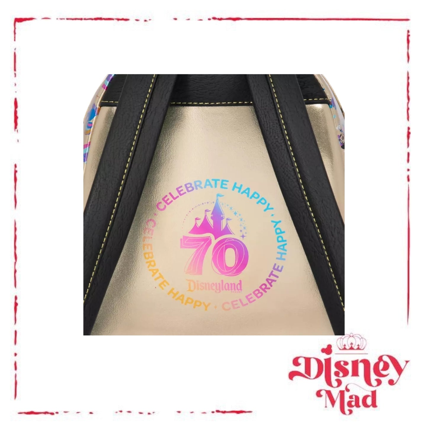 Mickey Mouse and Friends Loungefly Mini Backpack – Disneyland 70th Anniversary - Disney Parks