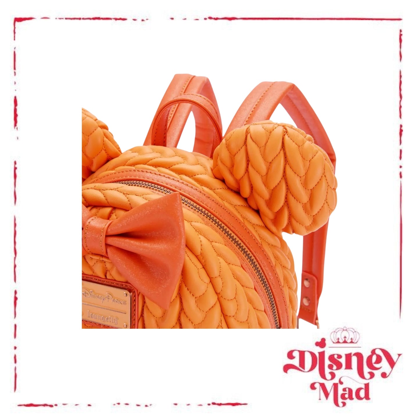 Loungefly Minnie Mouse Pumpkin Spice Mini Backpack - Disney Parks