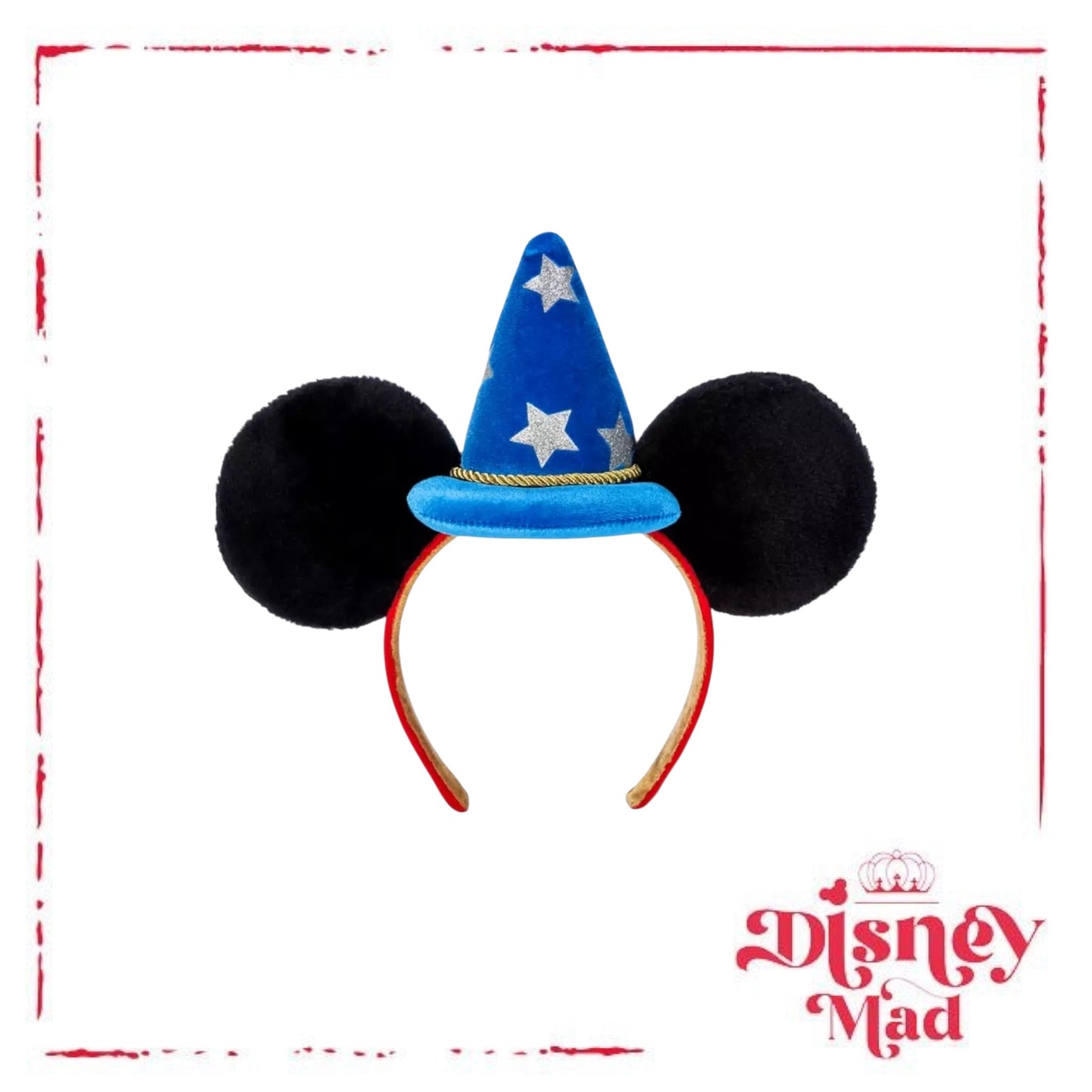 Sorcerer Mickey Mouse Ear Headband for Adults – Fantasia - Disney Parks