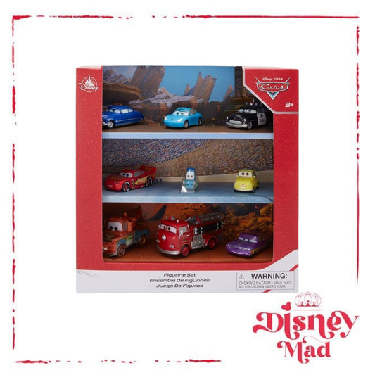 Disney Figurine Boxed Set - Cars - Set of 9 - Disney Parks