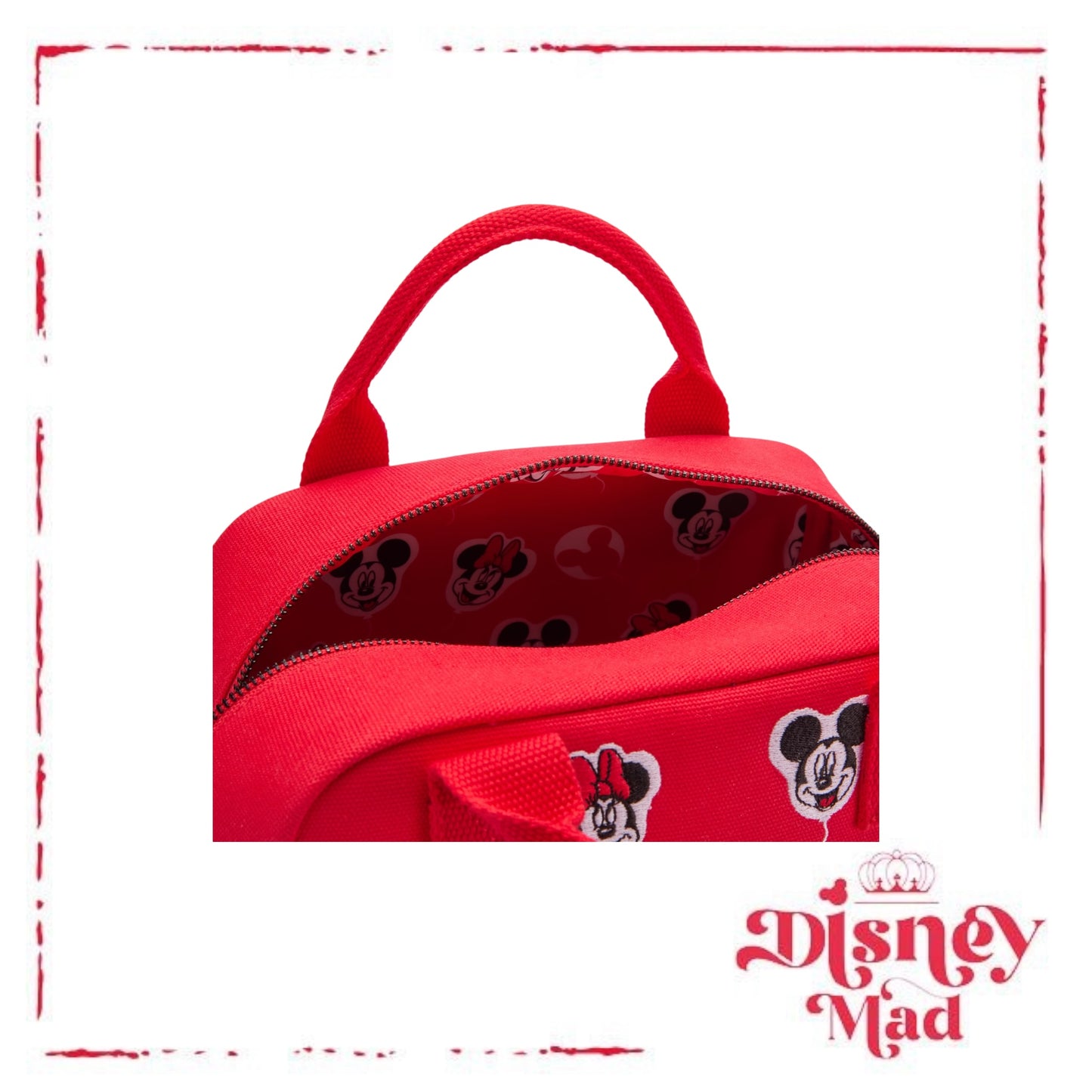 Loungefly Mickey and Minnie Mouse Canvas Backpack - Disney Parks