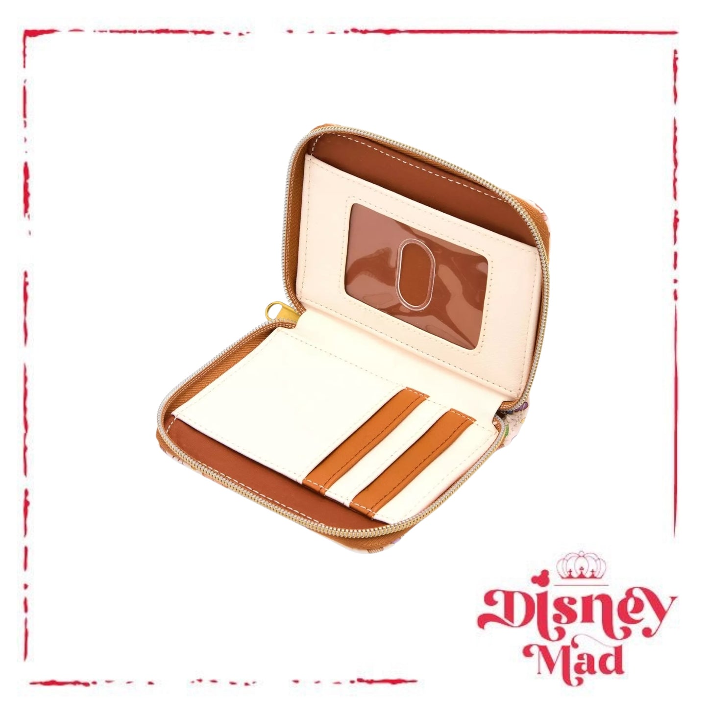 Loungefly Disney Stitch Pumpkin Spice Latte Mini Zipper Wallet