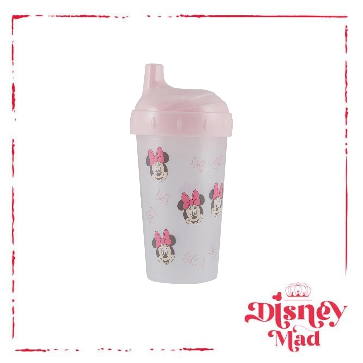 Disney 10 Ounce Minnie Mouse Sippy Cup Pack of Two