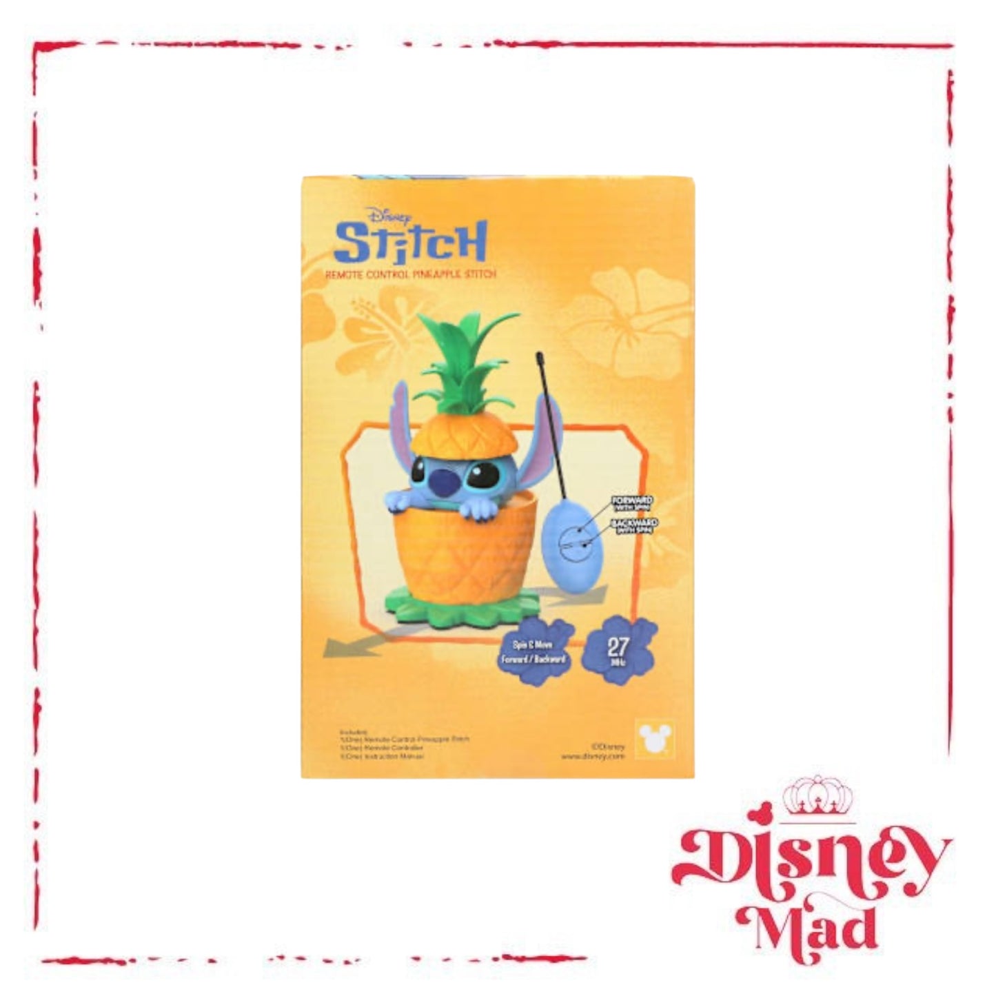 Disney Stitch Remote Control Pineapple Stitch Toy