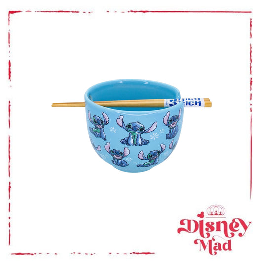 Disney Lilo & Stitch Noodle Bowl With Chopsticks