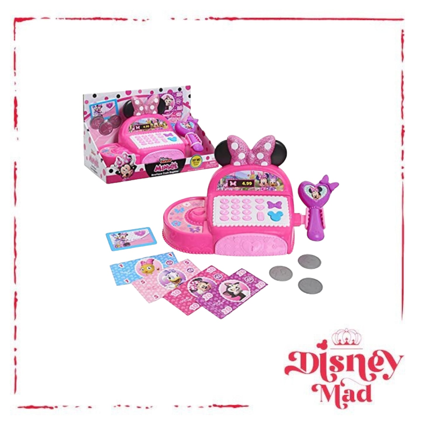 Disney Junior Minnie Mouse Bowtique Cash Register