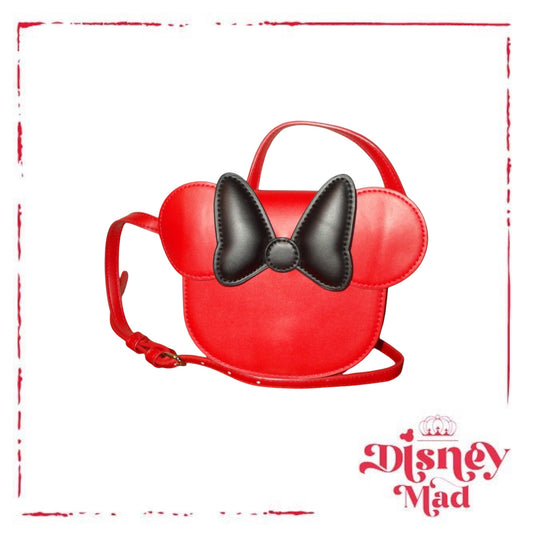 Minnie Mouse Red Bow Black Crossbody - Disney Parks