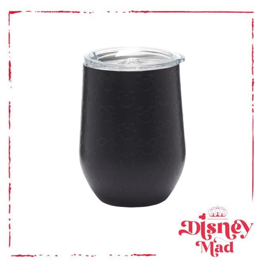 Disney Store Mickey Icon Black Stainless Steel Stemless Cup