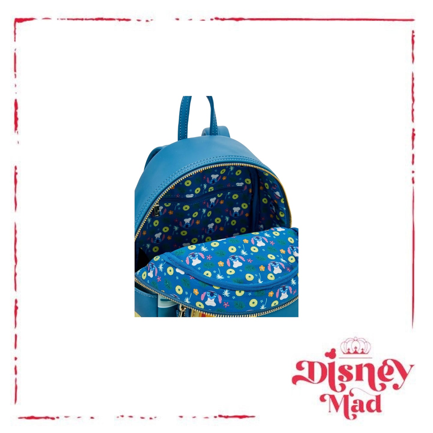 Loungefly Disney Lilo & Stitch Pineapple Pizza Mini Backpack