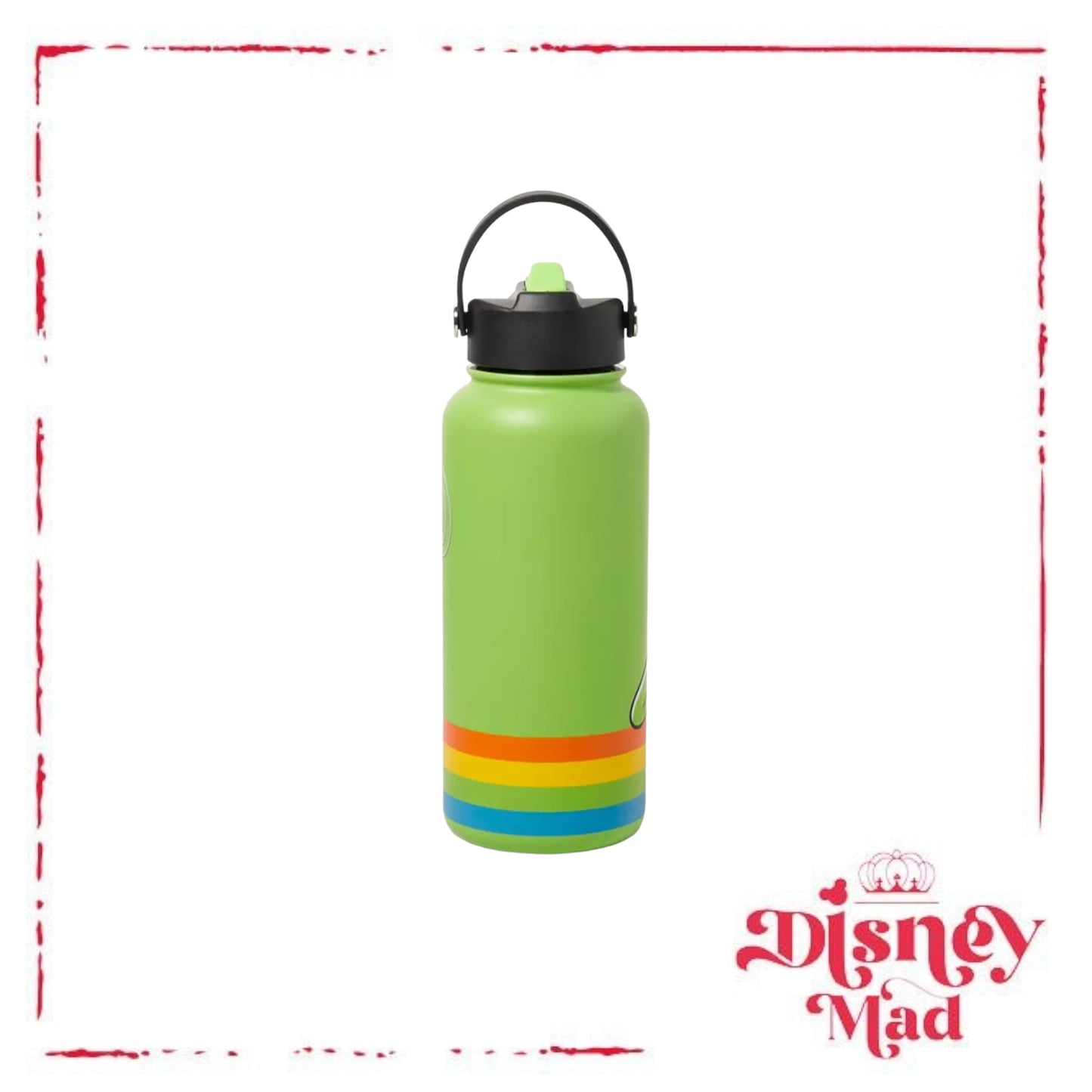 Kermit the Frog Stainless Steel Water Bottle with Built-In Straw – The Muppets - Disney Parks