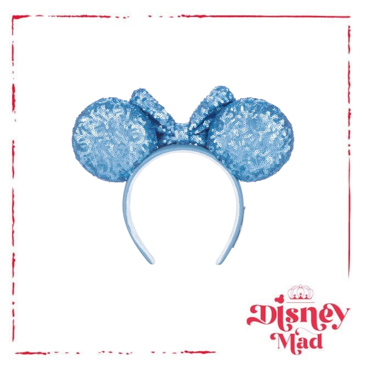 Loungefly Minnie Mouse Blue Hydrangea Colour Story Ears Headband - Disney Parks