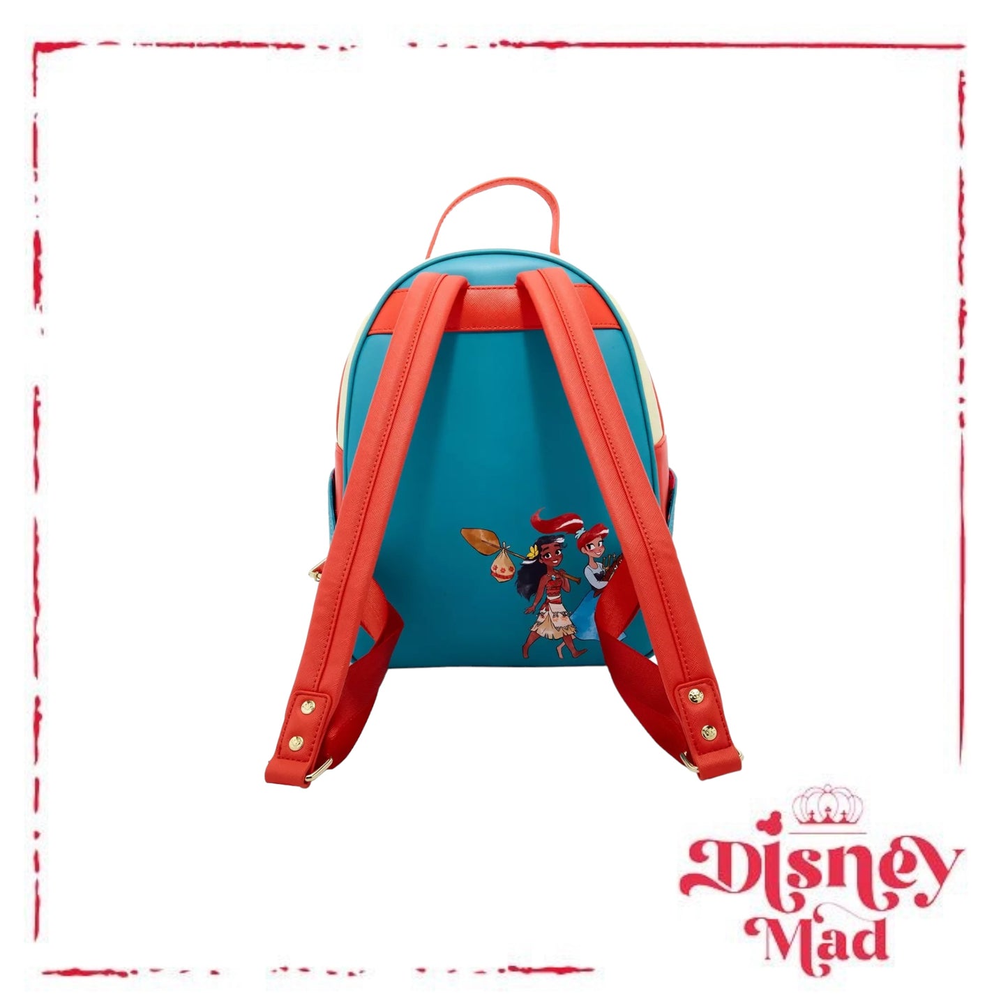 Loungefly Disney Princess Moana & Ariel Mini Backpack