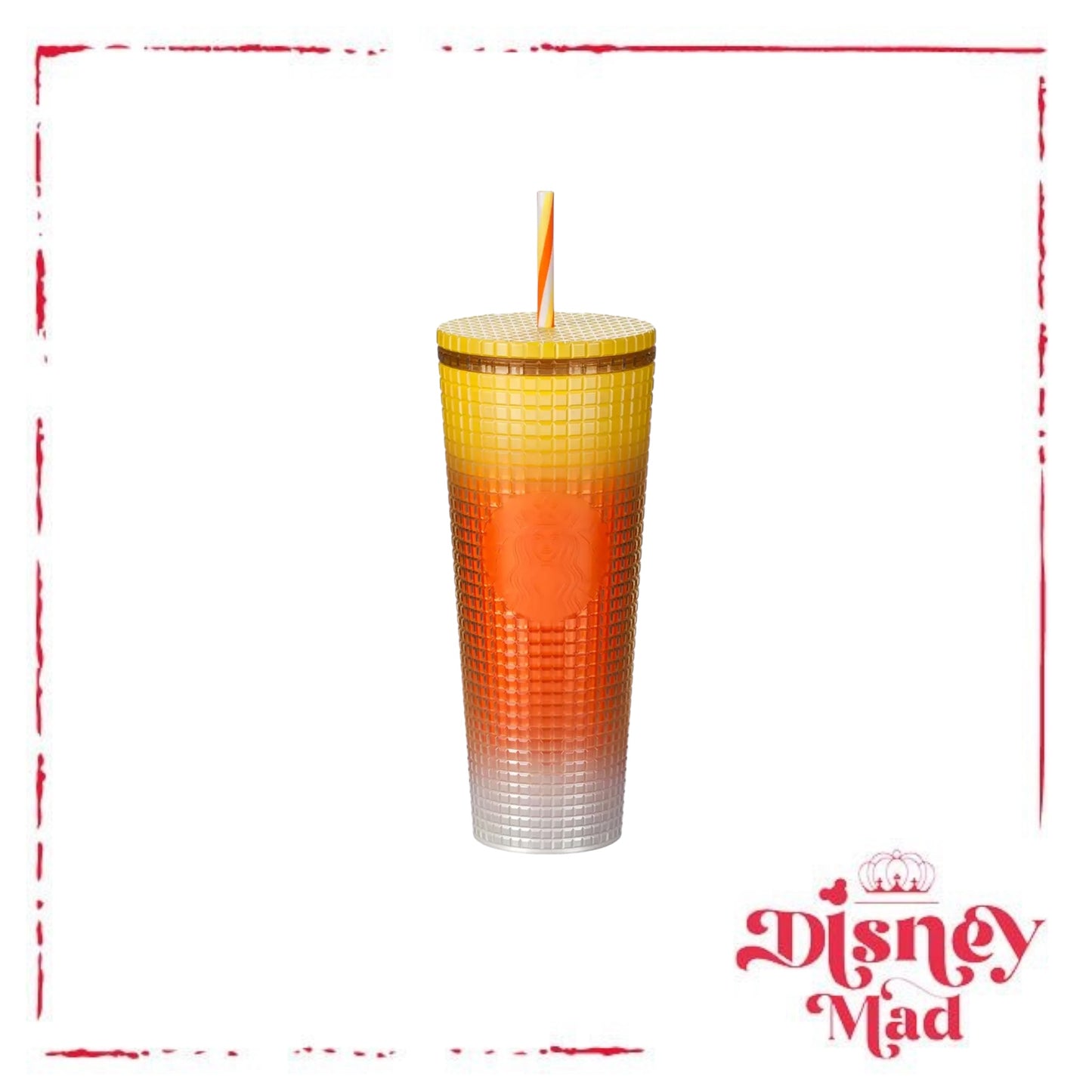 Mickey Mouse Halloween Candy Corn Starbucks® Tumbler with Straw – Disneyland - Disney Parks