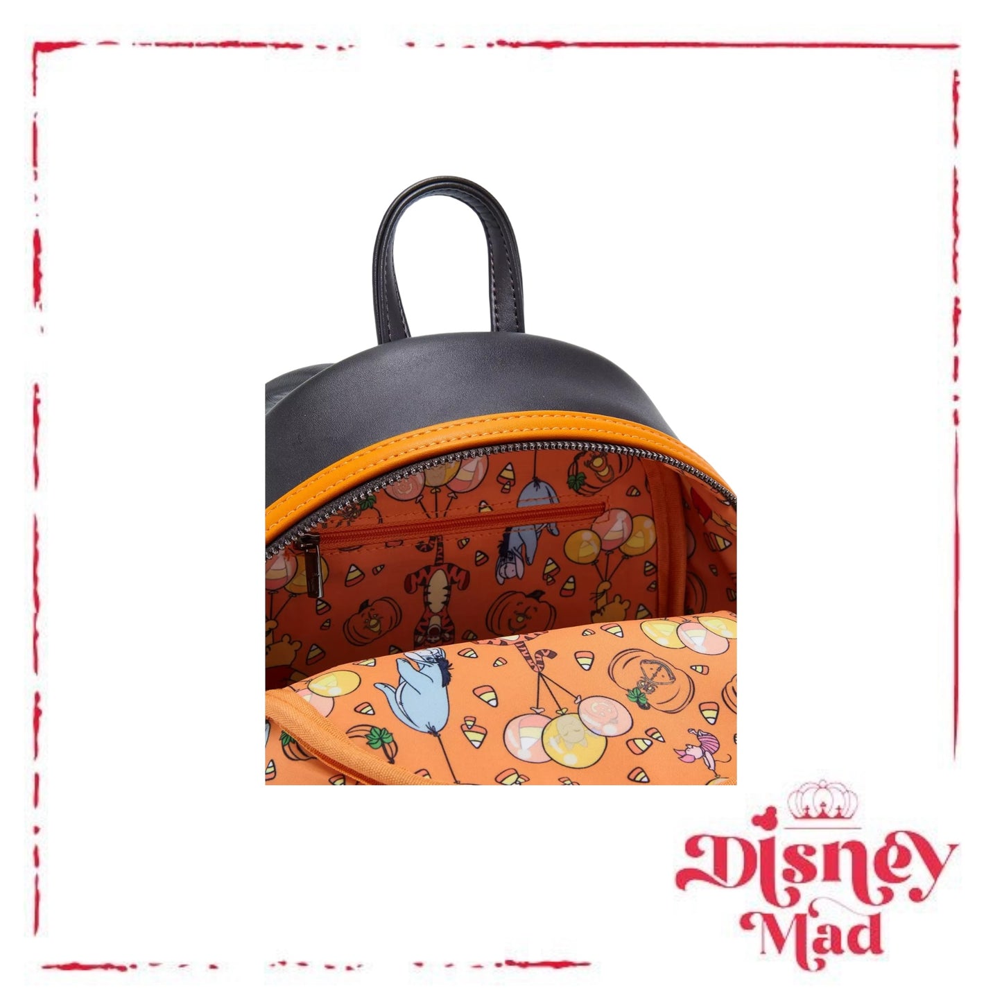 Loungefly Disney Winnie the Pooh Piglet and Pooh Bear Pumpkin Light-Up Mini Backpack
