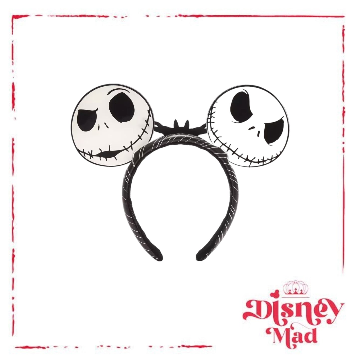 Disney Parks Jack Skellington Mickey Mouse Ears Headband - Disney Parks