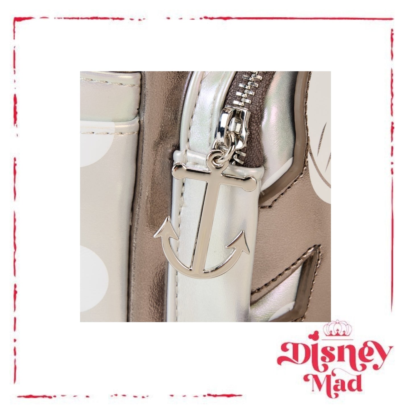 D23 Limited Edition Steamboat Willie Platinum Minnie Mouse Mini Backpack