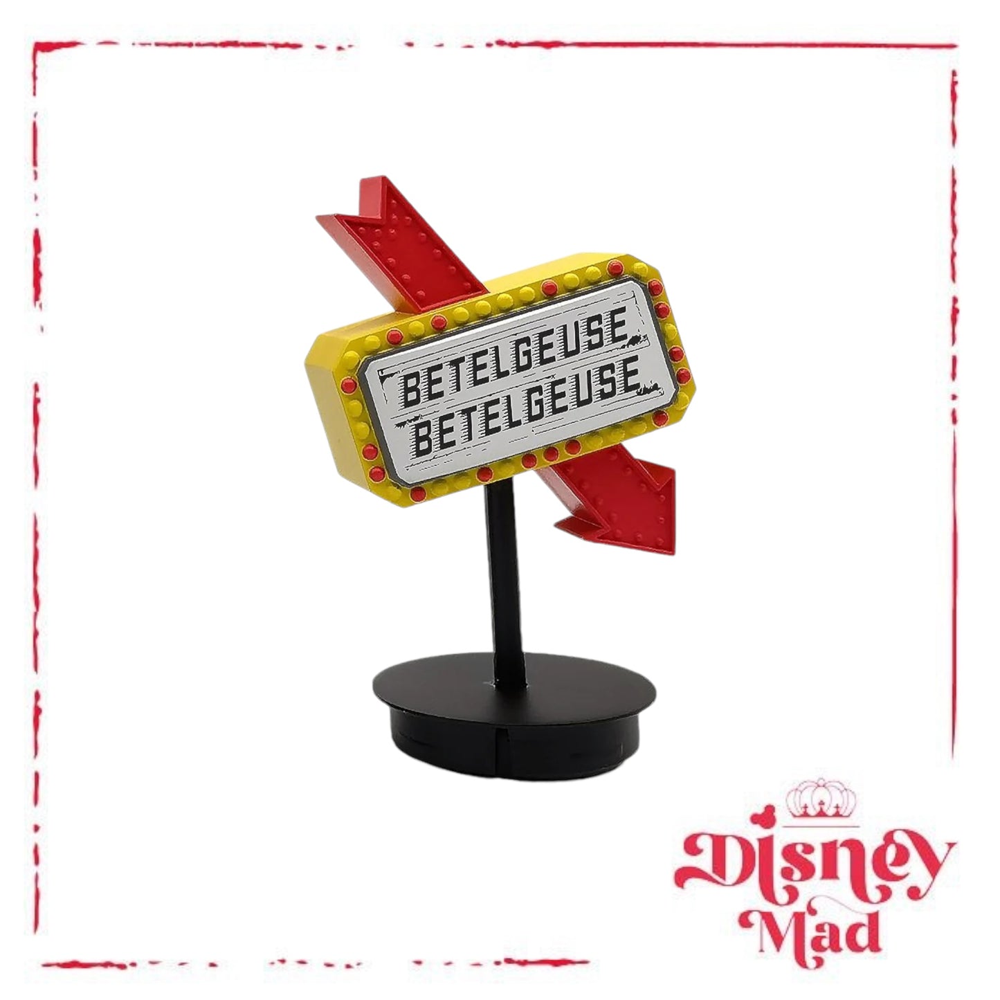 Beetlejuice Beetlejuice Cup & Topper - Betelgeuse sign